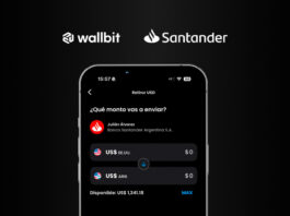 Santander y Wallbit facilitan el ingreso de dólares del exterior con respaldo bancario