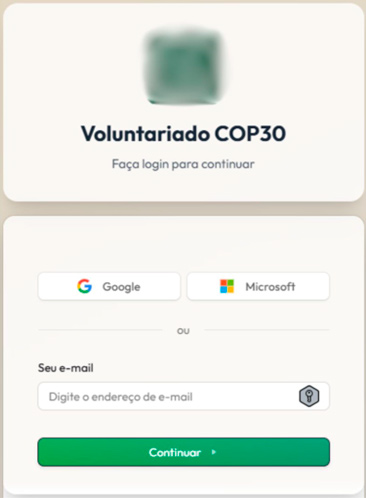 Voluntariado COP30 Falso.